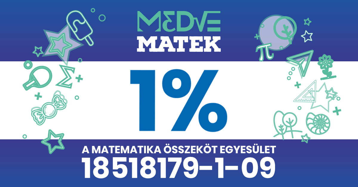 Adó 1% támogatás – A Matematika Összeköt Egyesület